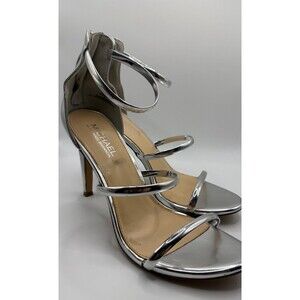 Michael by Michael Shannon Silver Strappy High Heel Sandals size 11